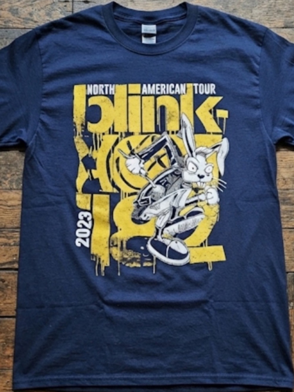 Blink-182 Tour Shirt Navy Blue